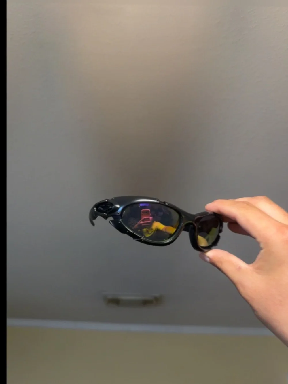 Black Performance Sunglasses with Amber Lenses - Lightweight Wearable o sunglass